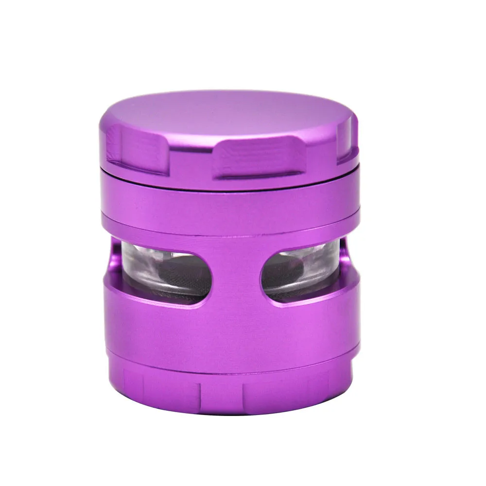 Customize Aluminum Metal Grinder 5 layer Tobacco Herb Grinder Crusher Crusher smoking accessories can make your logo6604707