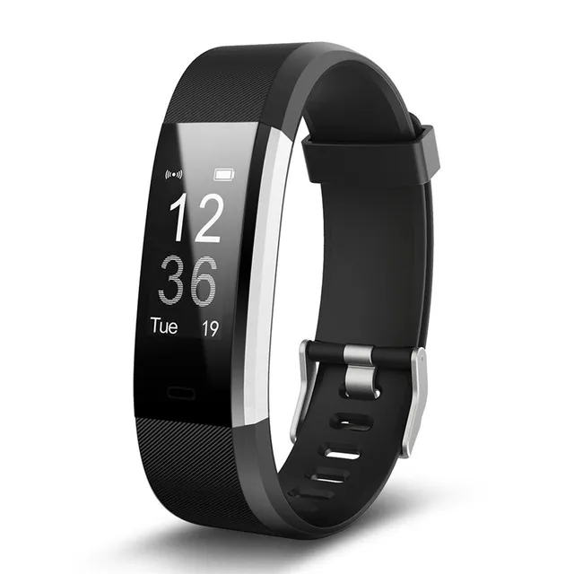 15€33 sur Montre Intelligente Bracelet Connectée Fitness Tracker Noire -  Podomètre ,moniteur De Fréquence Cardiaque Pour Iphone Samsung Huawei  Android Ios Smartphone Hommes Femme Enfant ( Compteur De Pas, Calorie,  Distance, Sommeil) 