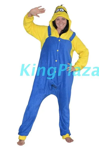 Cosplay Despicable un oeil bouche jaune One Piece Pyjamas Onesie Unisexe Adulte Costume Jorge Pyjamas Pyjamas Dessin Animé Animaux Costum254Z