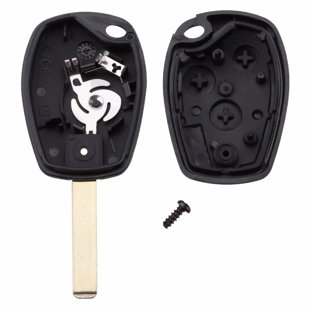 Folding Keyless Remote Car Key Case For Renault Clio Kangoo Modus