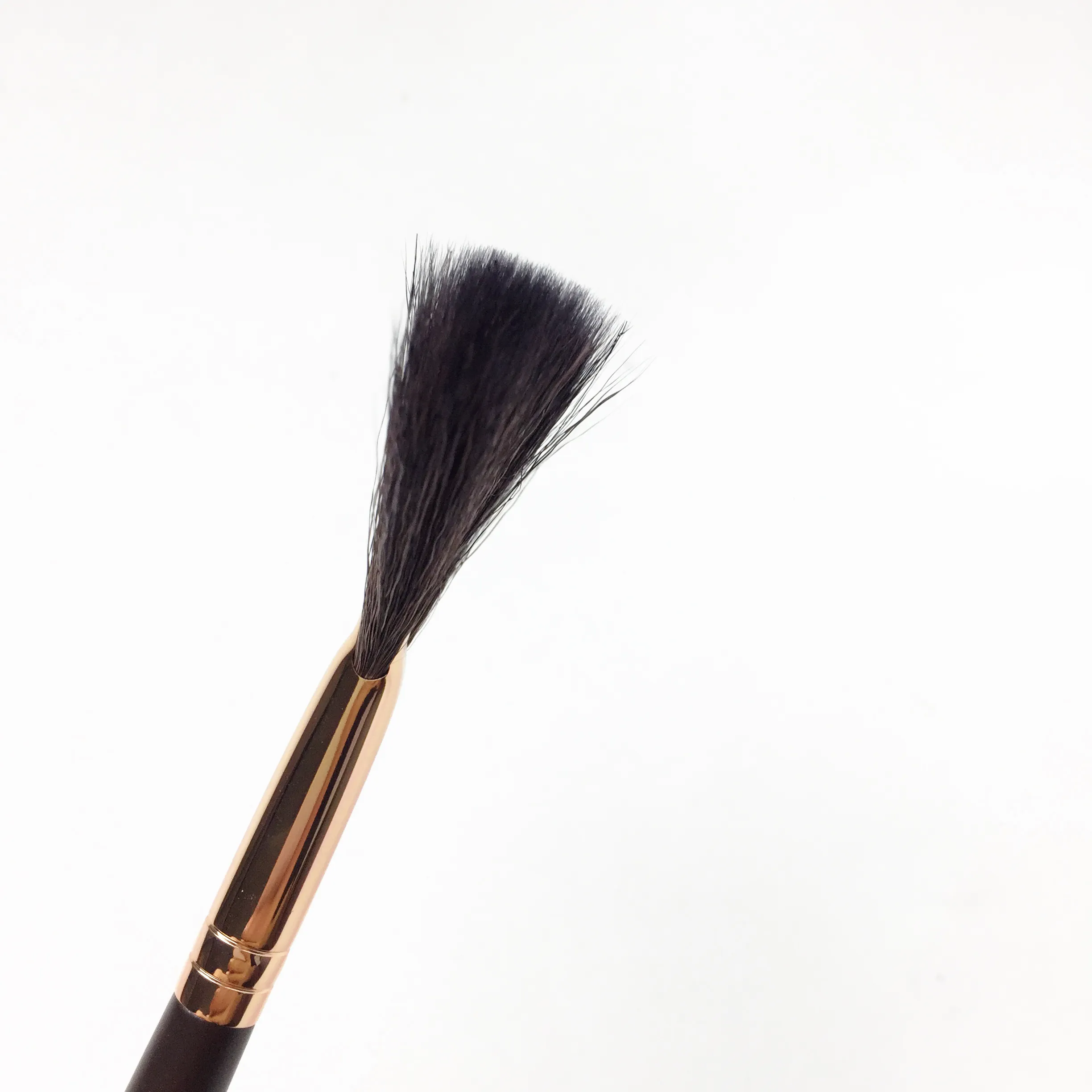 My Destiny 051 Pro Fan Brush - Badger Hair Expertly Finish Powder Brush - Quality Makeup Brushes Blender Applicator