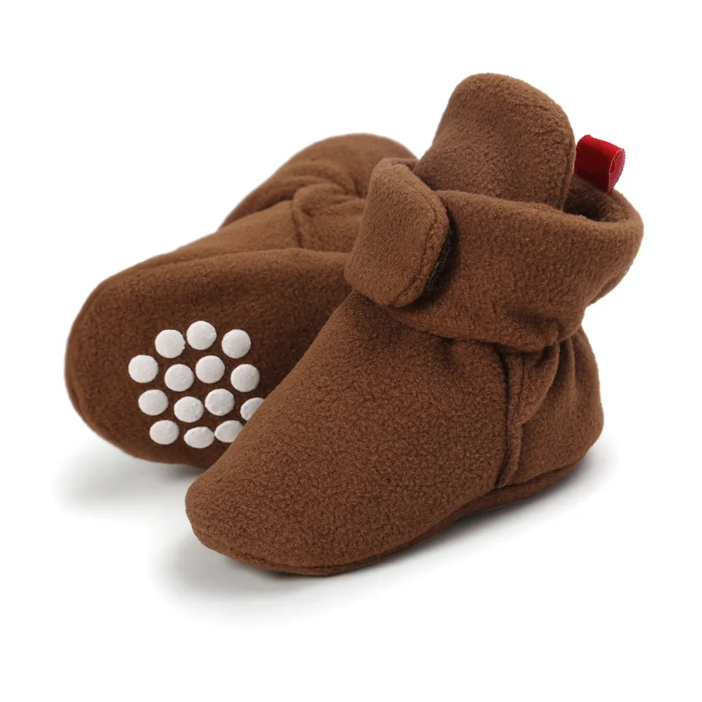 Newborn Baby Shoes Winter Kids Boy Girl Cotton Cloth Booties First Walker Anti Slip Soft Sole Toddler Sneaker First Walkers 3 479 DHgate