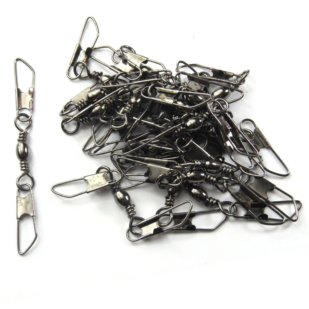 lot Fishing Barrel Swivels With Double Safety Snap Terminal Tackle A Shape  Snap9571493 From Fmx8, $48.65