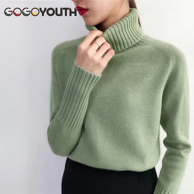 Gogoyouth camisola feminino 2018 outono inverno cashmere malha mulher suéter e pulôver feminino tricot jersey jumper pull femme