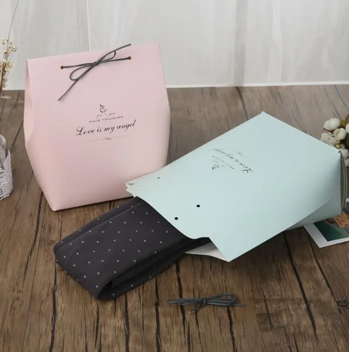 Paper Pulp Favour Paper Bag Gift Boxes for Christmas Food Wrapping with Baking Paper and ...