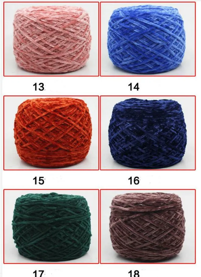 250g/Knäuel NEU Samtgarn Weiches Protein Kaschmir Chenille Garn Seidenwolle Baby Häkelstrickgarn Baumwolle Babywolle DIY Pullover