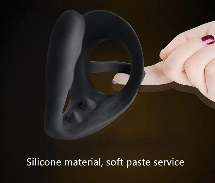 New Brand Weartype Male Prostate Massager Butt Plug Silicone Anal Cock Ring Sex Toys For Men4137230