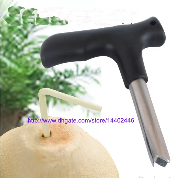 Coconut Opener Tap Young Driller Coco Water Cocoknife Thai Drill Hole Cut Knife strumento di pulizia Stick spedizione gratuita