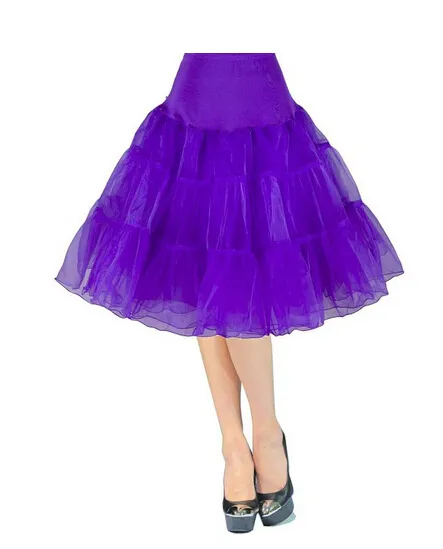 Sottogonne gonfi Mini lunghezza corta Custom Made Ruffles Tulle Sottoveste colorata 2018 Tutu Gonne Sottogonna abiti1541291