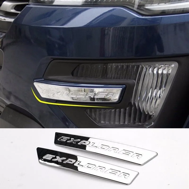 voor NIEUWE Ford Explorer 2016-2018 chromen strip sierstrips voor zone van mistlampen voor