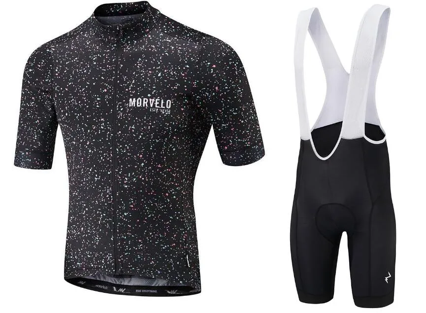 Morvelo Team Wielertrui Set 2024 Maillot Ciclismo Racefiets Rijkleding Motorfietskleding V2