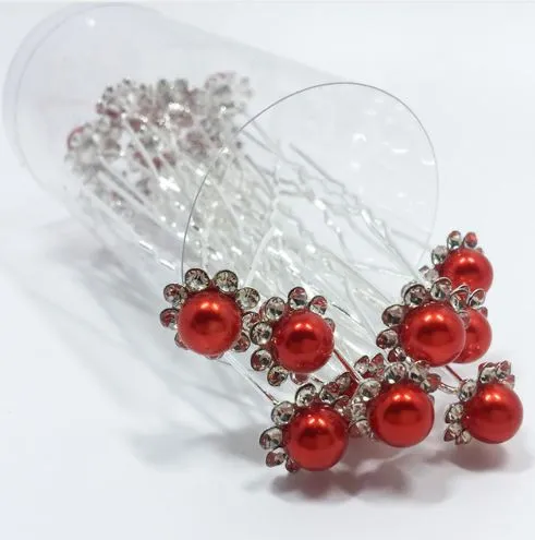 Elegant Bridal Rhinestone Hair Pins Set For Women ... From  display picture 3