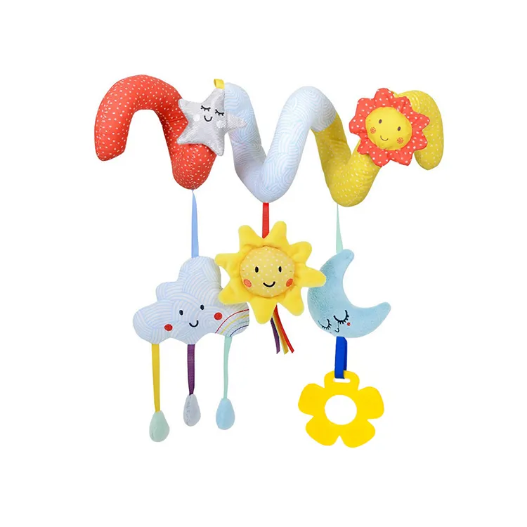 Infant Toy Baby Crib Revolves Around Bed Spiral Stroller Playing Toy Car Lathe Hanging Baby Rattles Mobile Toys Bebe 0-12 months