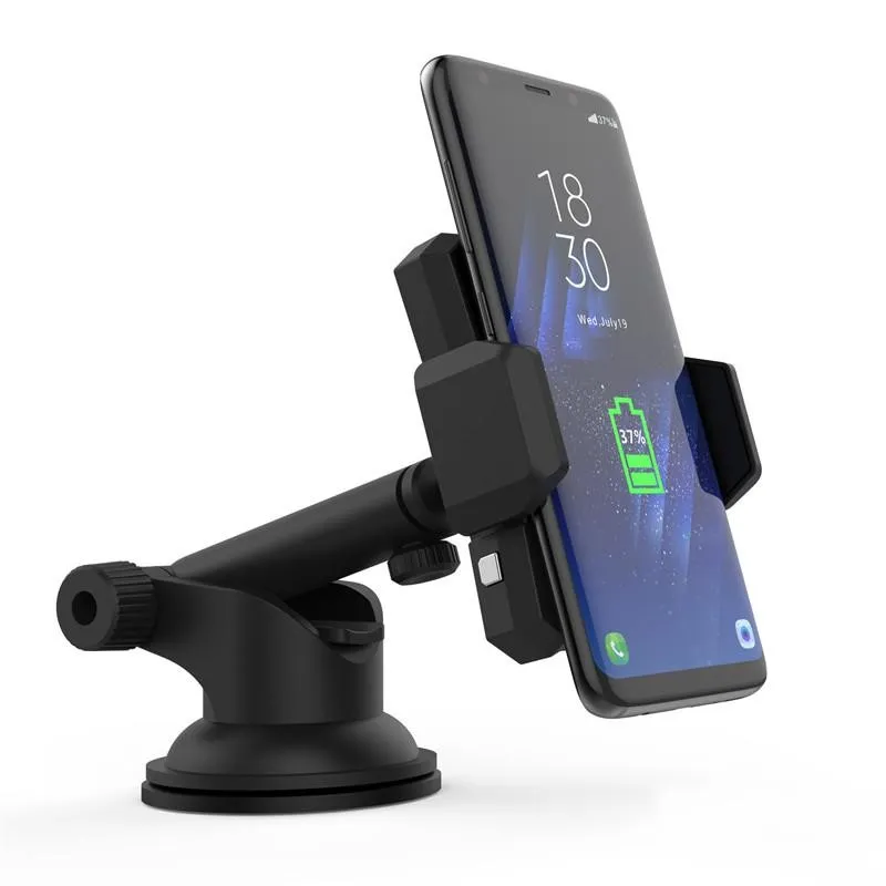 Wireless Car Charger Mount Air Vent Phone Holder Cradle Automatic Induction Cell Phone Holder