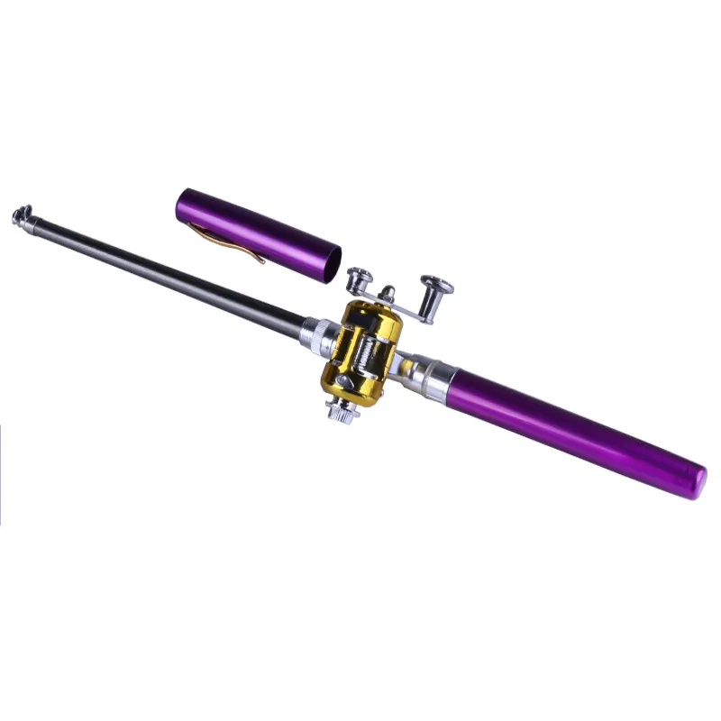 Telescopic Drum Portable Portable Fishing Rod Set With Pen And