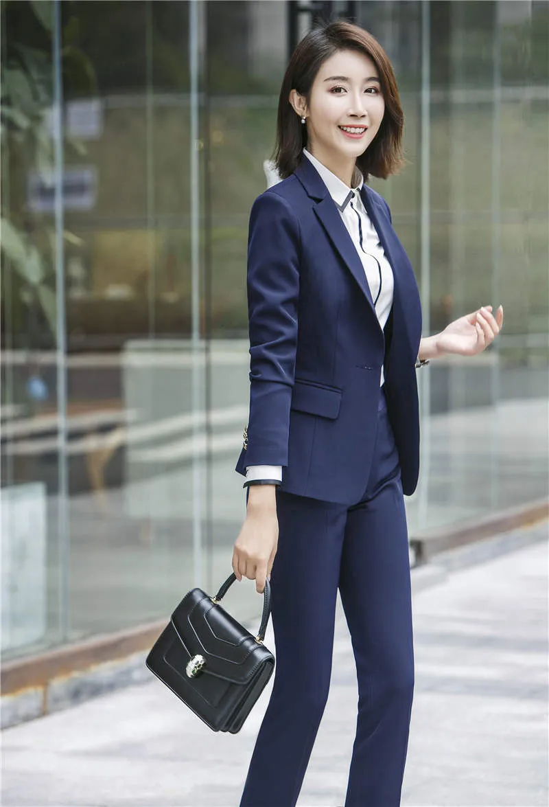 Office Uniform Designs Women Skirt Suit 2017 Ladies Professional Formal Business Womens Suits Blazer with Skirts Jacket Set