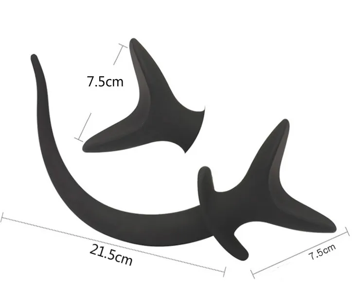 Последняя силиконовая собачья хвост анальный штекер Открыть рот задних заглушка Anus Dilator Cosplay Black для взрослых игрушек для мужчин и женщин5412991