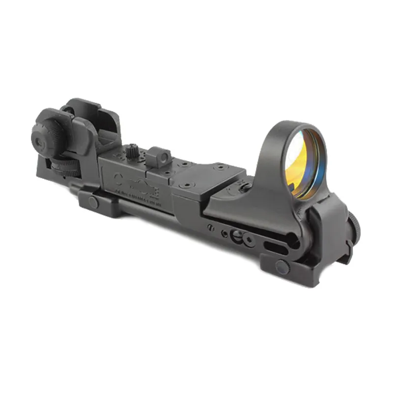 C MORE Systems Railway Red Dot Sight With Click Switch 2 MOA Dot