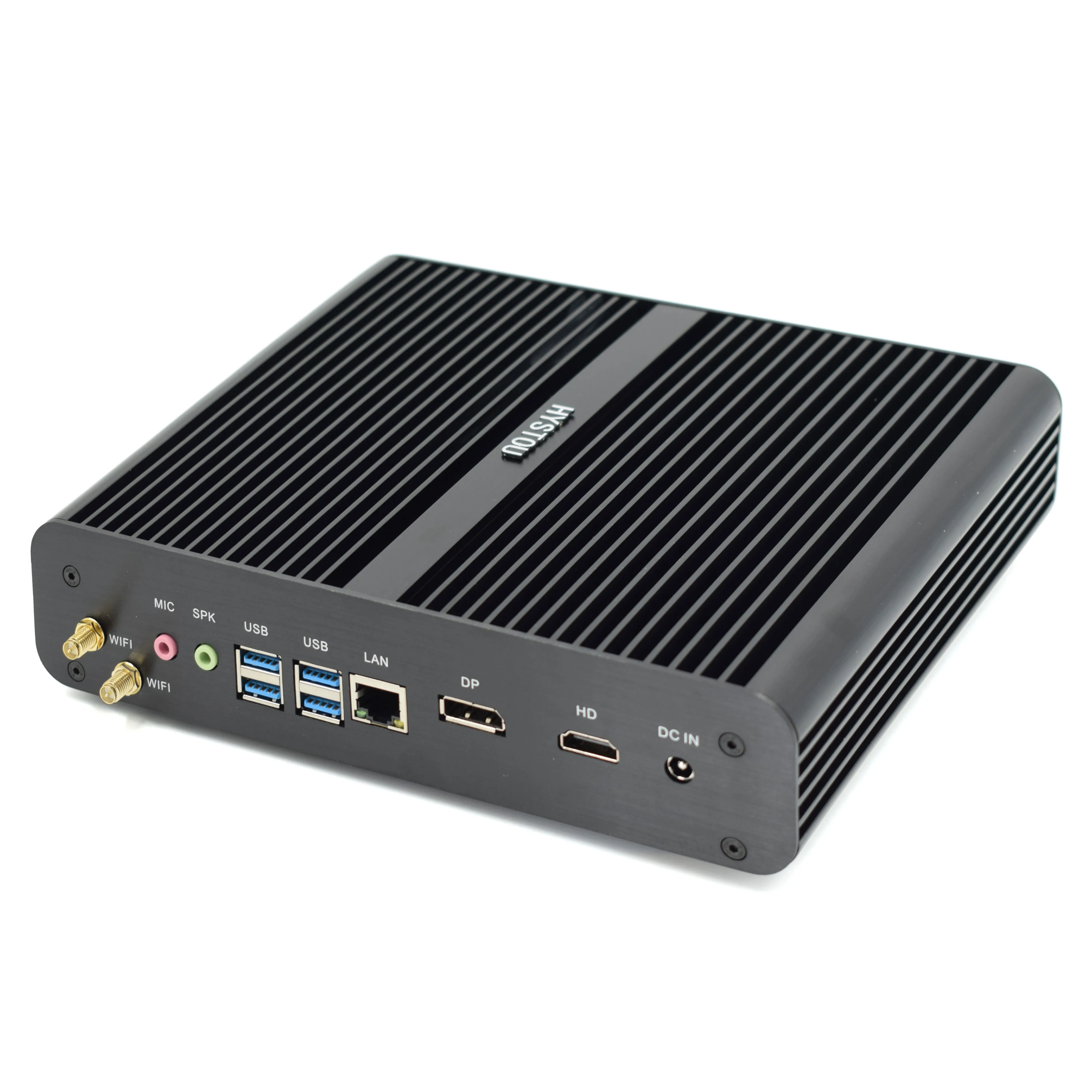 Intel Core i7 6500U Mini PC Fanless ITX Case Win10 4K Personal Computer met 8G DDR4 Memory 256G SSD