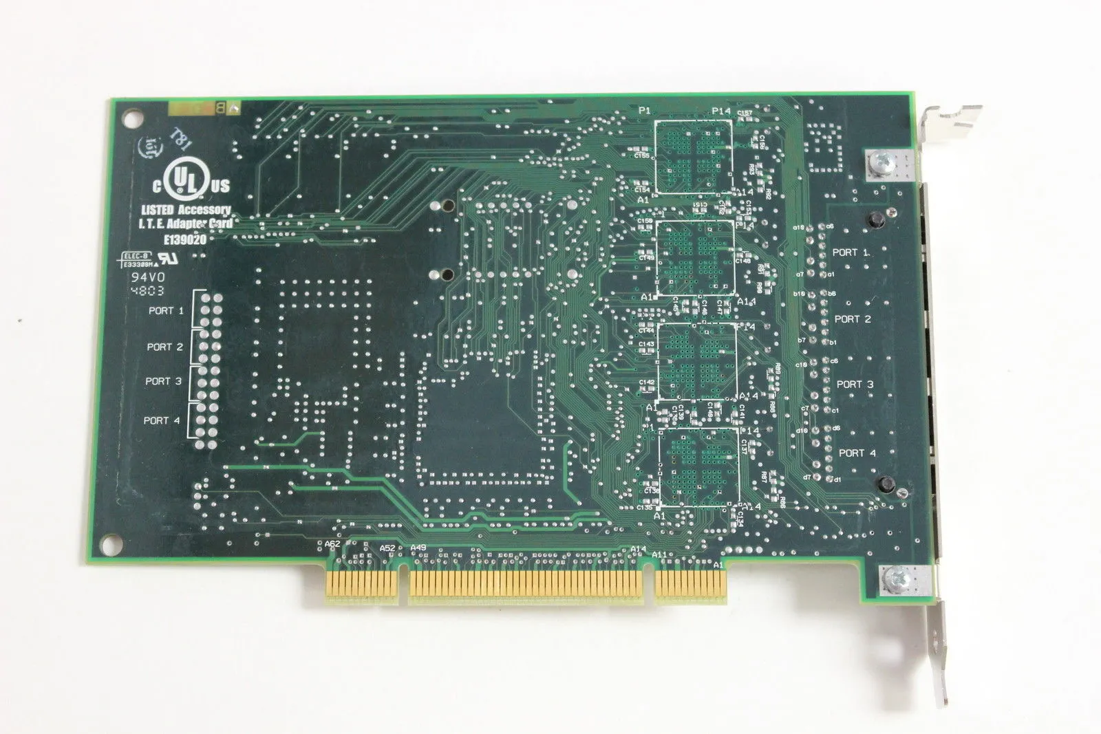 Industrial equipment board RadiSys QUAD ETHERNET 97-9031-02 97-9536-20 068-01912-0000