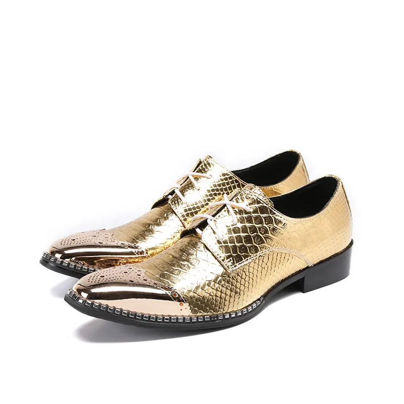 Luxe Heren Jurk Schoenen Britse Ontwerper Metalen Teen Charm Lace Up Schoenen Python Patroon Party Schoenen 46 Van € | DHgate