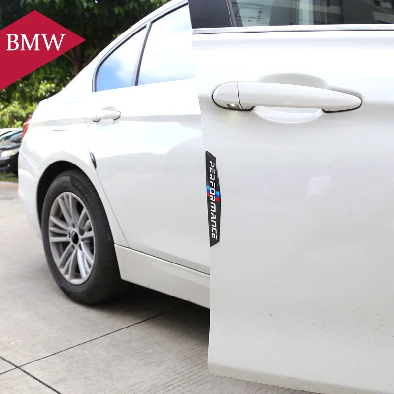 4st Bildörrskydd Kolfiber Dörr Sido-klistermärken Bil Anti-Collision Strips Sticker för BMW E90 E46 F30 F10 X1 X3 X5 X6 GT Z273C