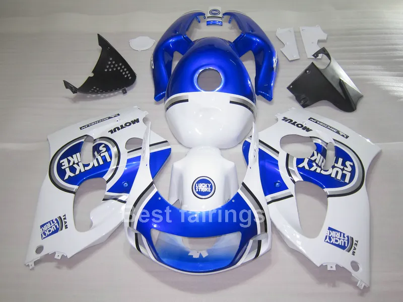 7Gifts kit de justo para suzuki gsxr600 gsxr750 srad 1996-2000 branco azul gsxr 600 750 96 97 99 99 00 feiras BV34