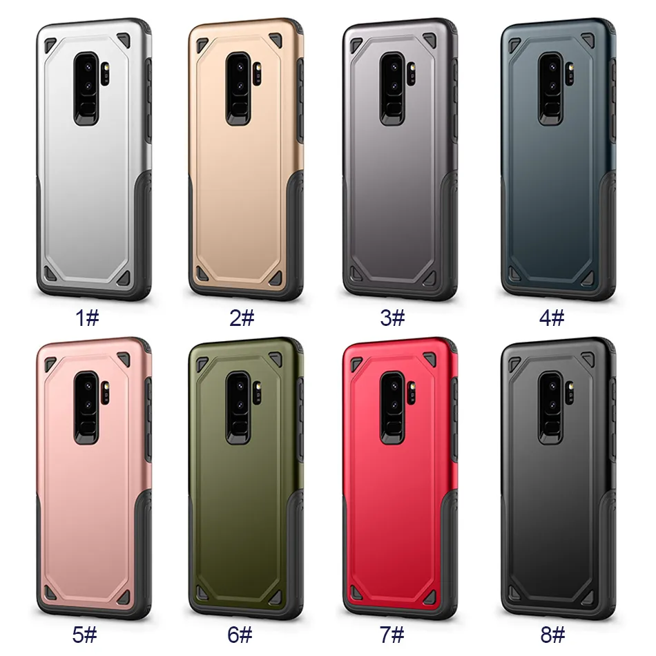 Skylet Armor Cases voor iPhone 13 12 11 PRO XS MAX XR SAMSUNG GALAXY OPMERKING 10 S10 Plus Rugged Protector Shell Hard Cover Cases Defender Case