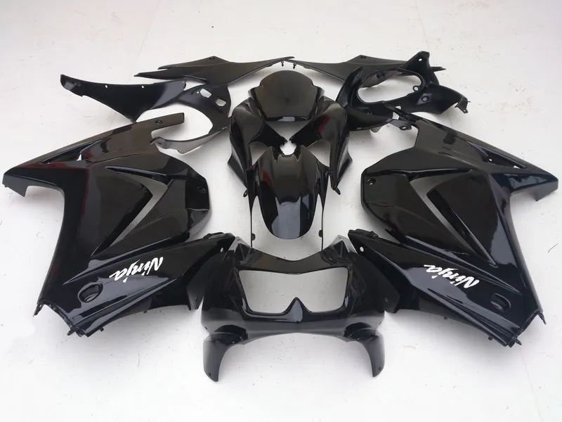 OEM schwarzes Verkleidungsset für Kawasaki Ninja 250r 2008–2014, Modell EX250 2008 2009 2010 2011 2012 2013 2014