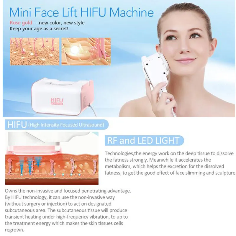 Hifu Machine For Face And Eyes Anti-aging Skin Lifting skin tightening Hifu
