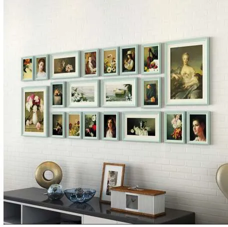 Conjunto de marcos de pared de galería de 6 marcos de cuadros en