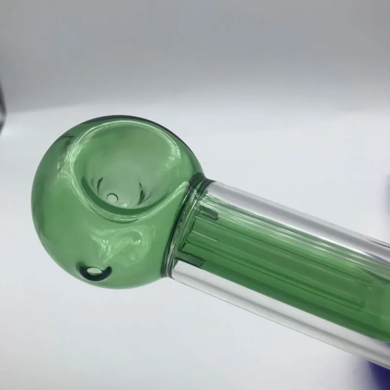 Più nuovo designMini manico in vetro pipa da fumo Spoon Bubbler Hybrid Spill Proof bong da fumo spedizione gratuita