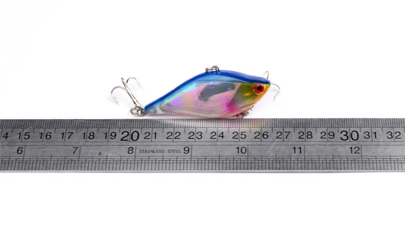 NIEUWE Ondiepe Zinking Plastic VIB Aas 13g 6 cm levensechte vissen lokken Trillingen Crank baits vissen tackle256P