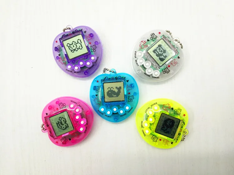 2018 NOWOŚĆ TAMAGOTCHI ELEKTRONICZNE Zabawki Pets 90. Nostalgiczne 168 zwierząt w jednej wirtualnej cyberprzeszej zabawce 6 Style Tamagochi Penguins Toy3080310