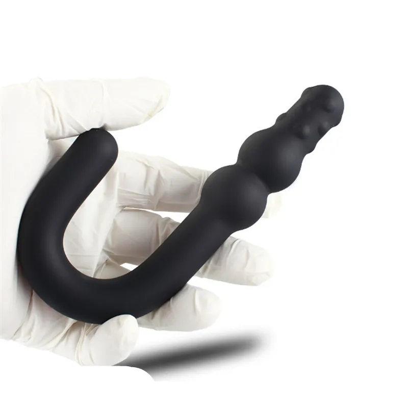 Mjuka silikonpärlor anal rumpa plug anus krok g spot stimulator i vuxna spel för par erotiska sexleksaker för kvinnor män gay8778183