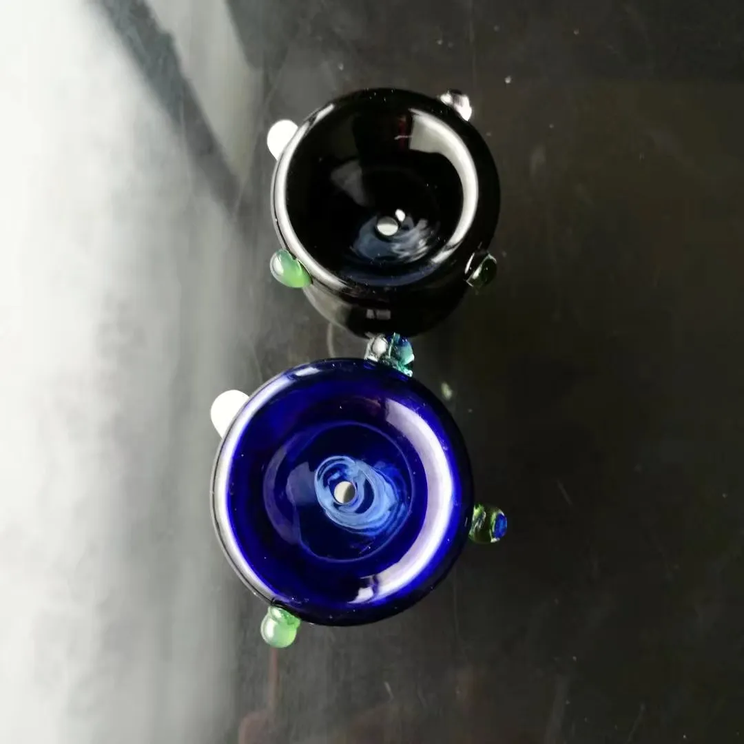 La nouvelle couleur Bubble Head Fumer du verre, Vente en gros Bongs Tuyaux de brûleur à mazout Conduites d'eau Pipe en verre Plates-formes pétrolières Fumer