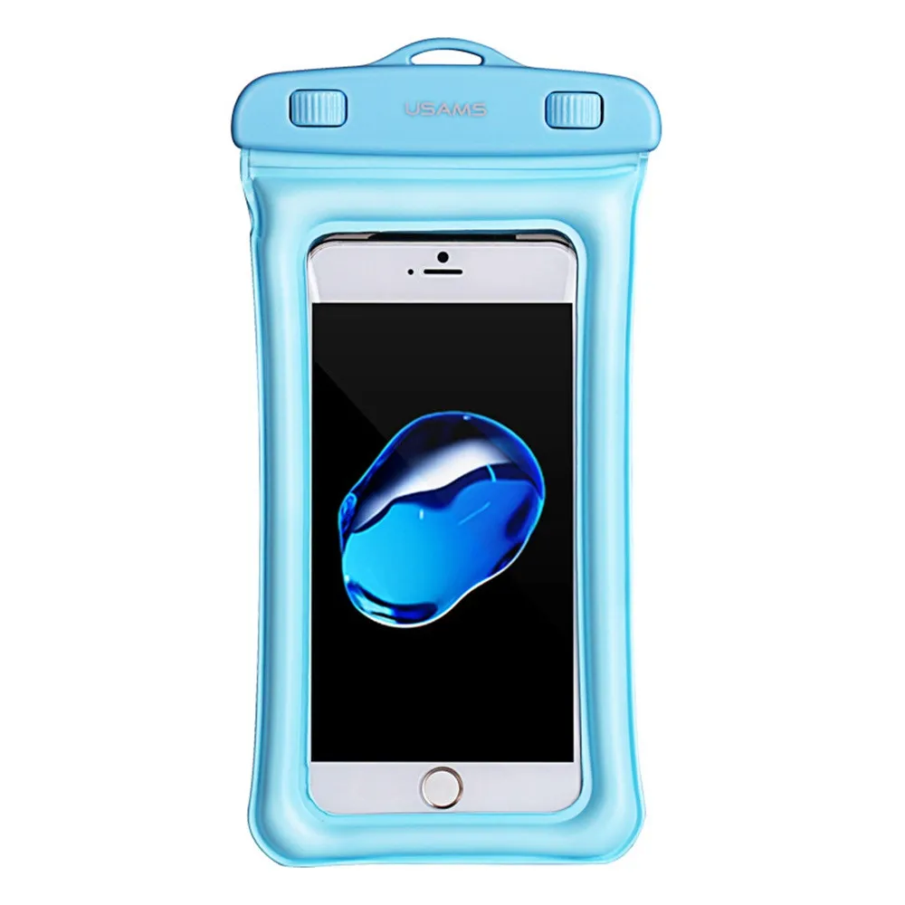 Yüzer Su Geçirmez Telefon Kılıfı Su Geçirmez Kılıfı Cep Telefonu Kuru Çanta iphone X Su Geçirmez Kılıf Kapak Sualtı Kılıfı