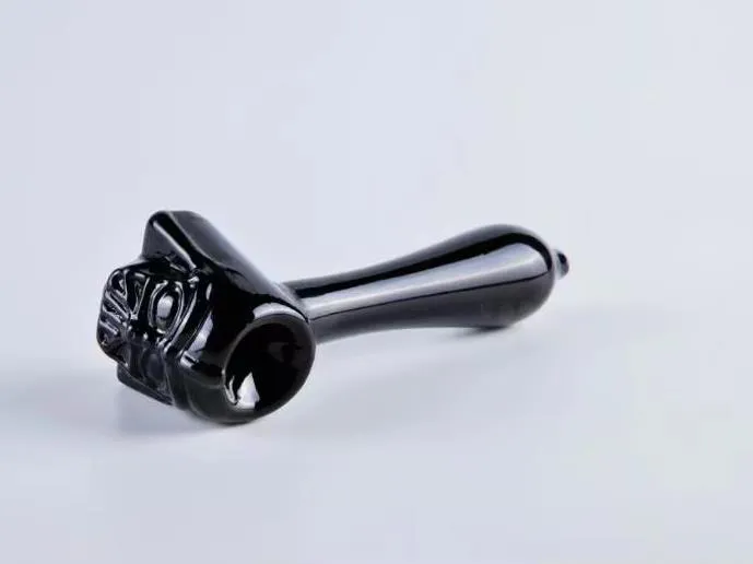 Tubo de samurai preto, bongues por atacado queimador de óleo tubos de água equipamentos de tubo de vidro fumando frete grátis