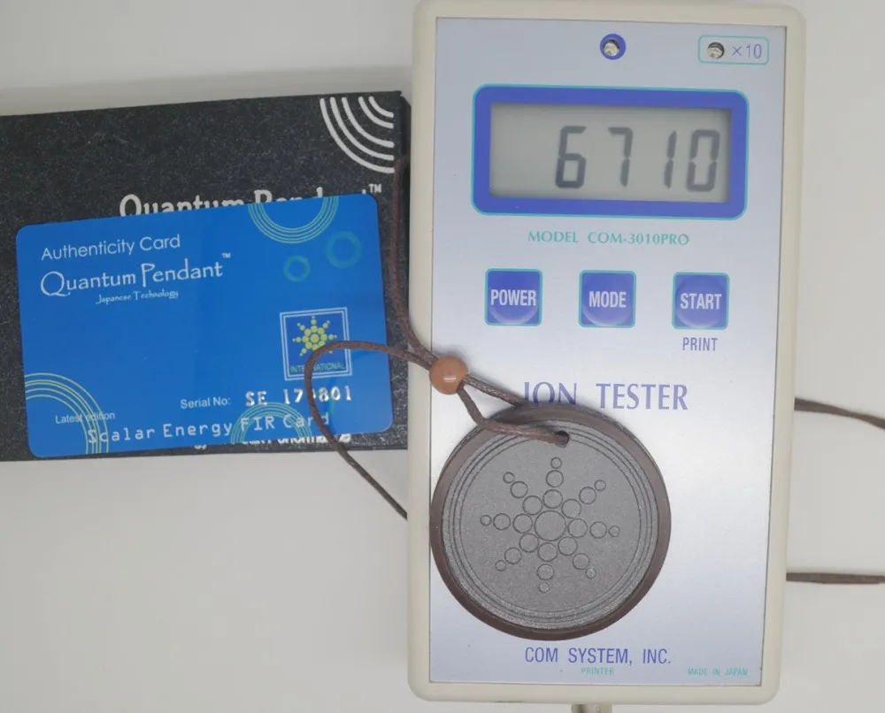 Quantum Scalar Energy Pendant 6000 7000 Ions With Test Video Most