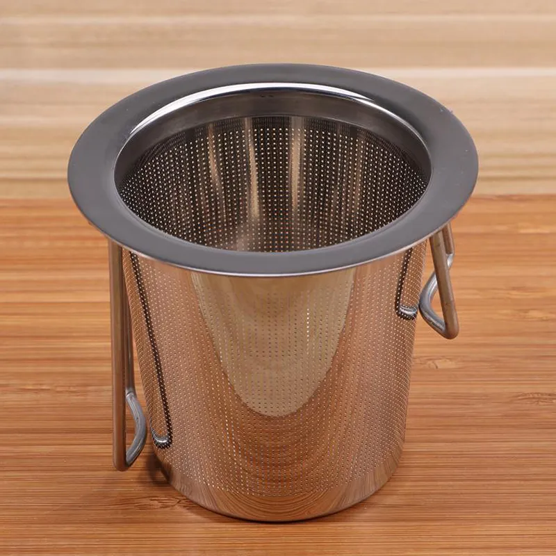 Stainless Steel Tea Infuser Strainer With Foldable Handle, Reusable Tea