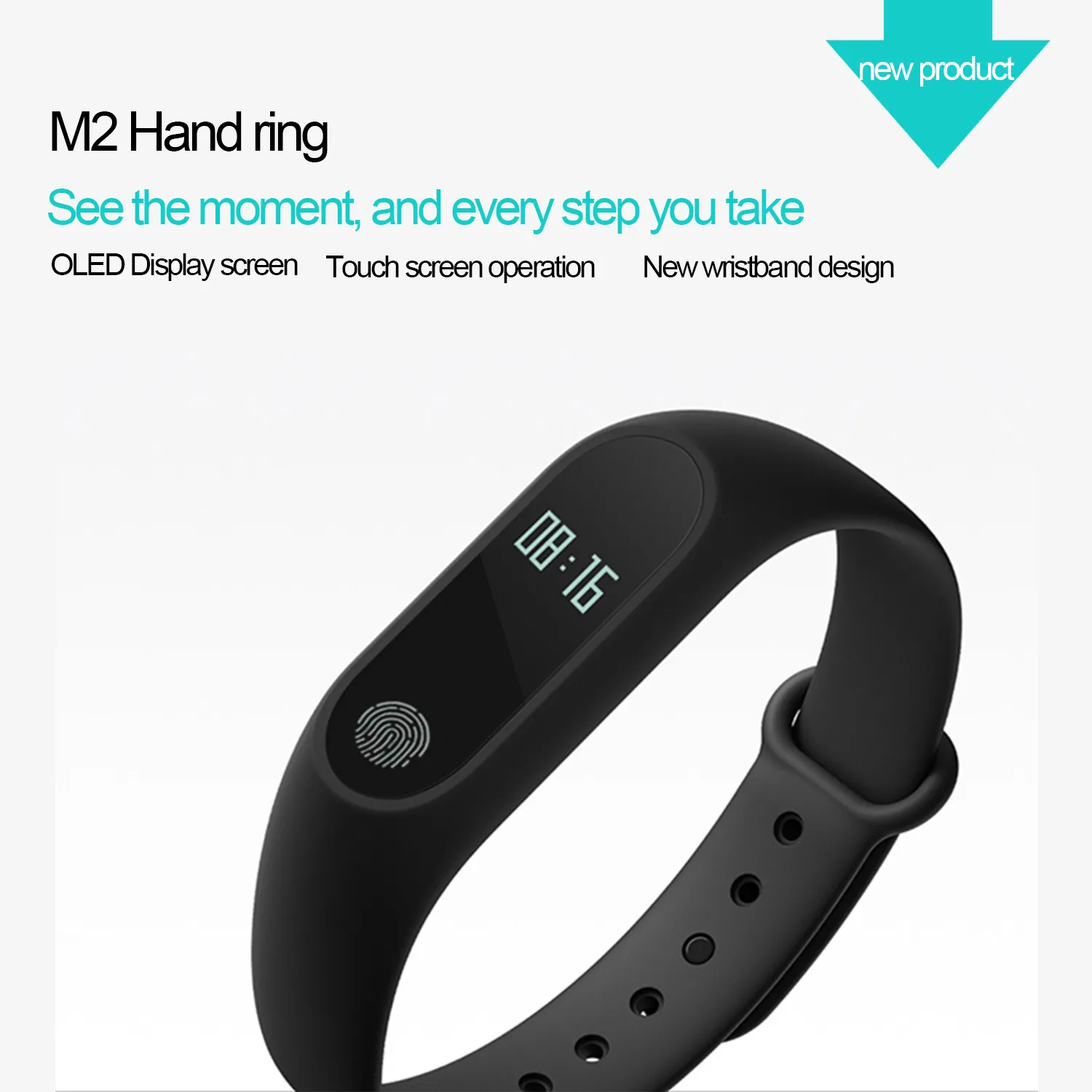 M2 Smart Armband Smart Watch Hjärtfrekvens Monitor Bluetooth Smartband Health Fitness Smart Band för Android Ios Activity Tracker DHL