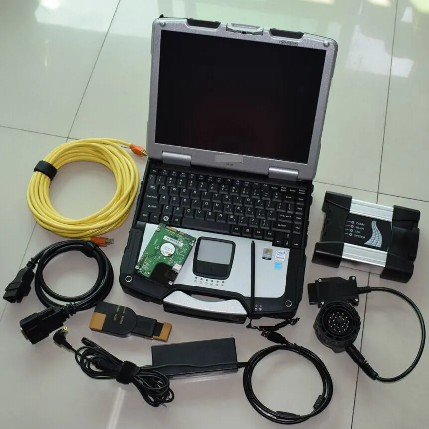 BMW ICOM用HDD 1000GBエキスパートモード付き診断プログラミングツールラップトップCF30タッチコンピューター4G
