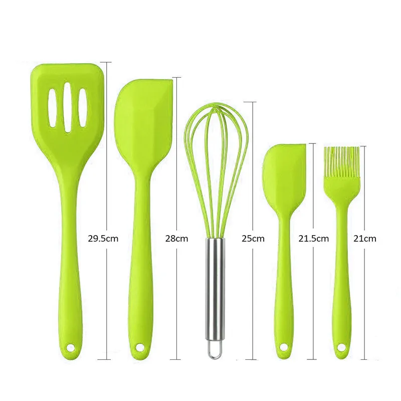 Ustensiles de cuisine Design ustensiles de cuisine en Silicone résistant à la chaleur ustensiles de cuisine outil de cuisson antiadhésif ensembles d'outils de cuisson 2796687