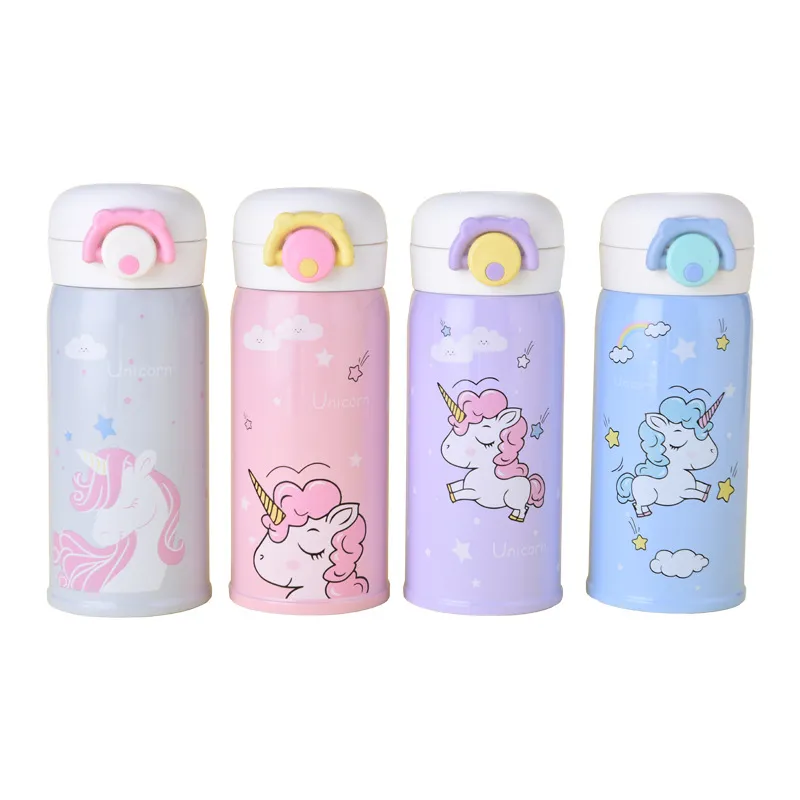 For Kids School Girl Thermal Water Bottle Cartoon 500ML Thermos