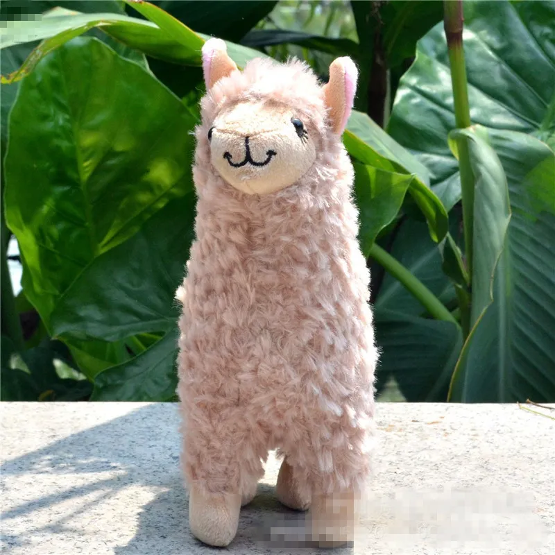 Kawaii alpaca plysch leksaker 23 cm arpakasso llama fyllda djurdockor japanska plysch leksak barn barn födelsedag jul present2405465