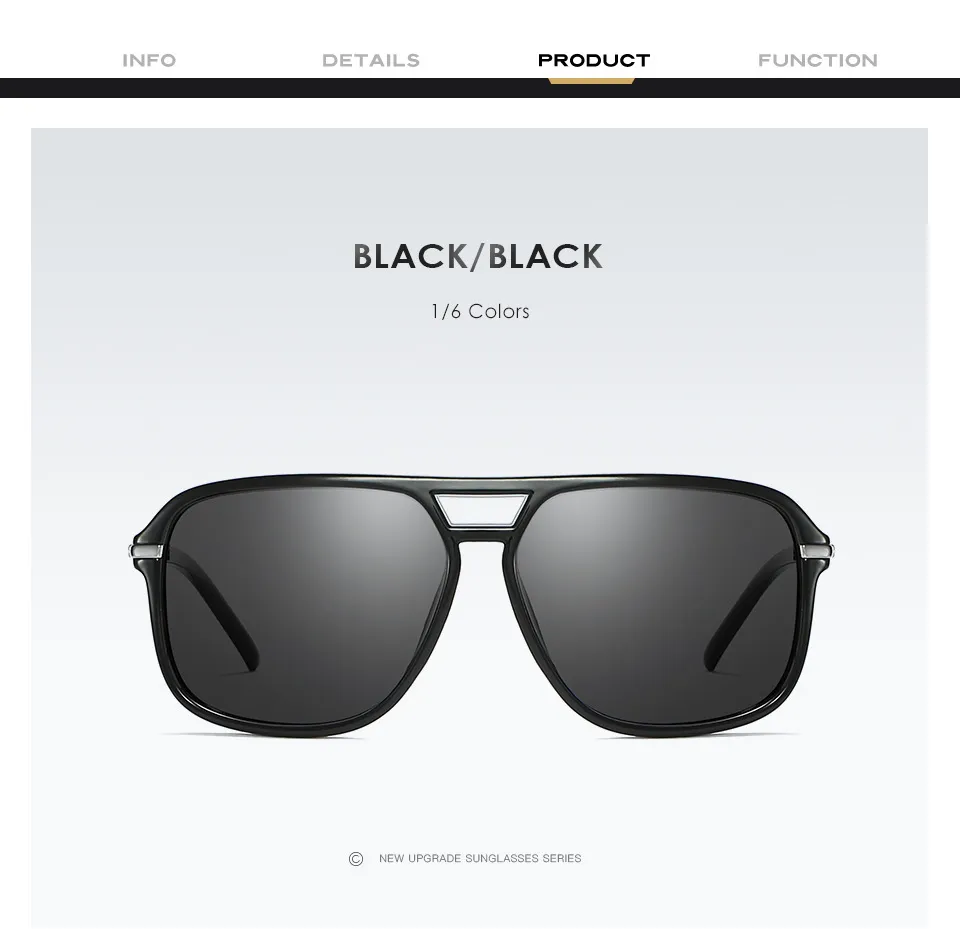 Совершенно новые поляризованные солнцезащитные очки солнцезащитные очки красочные классические поляризаторы фабрики прямой целый a523 дешевый prcie с Be3697354