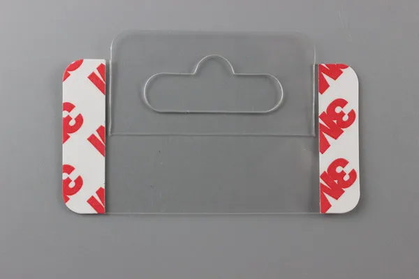 Foldbar PVC Packing Card Accessory Pet Hook Merchandise Box Packing Hanger PVC Display Hook