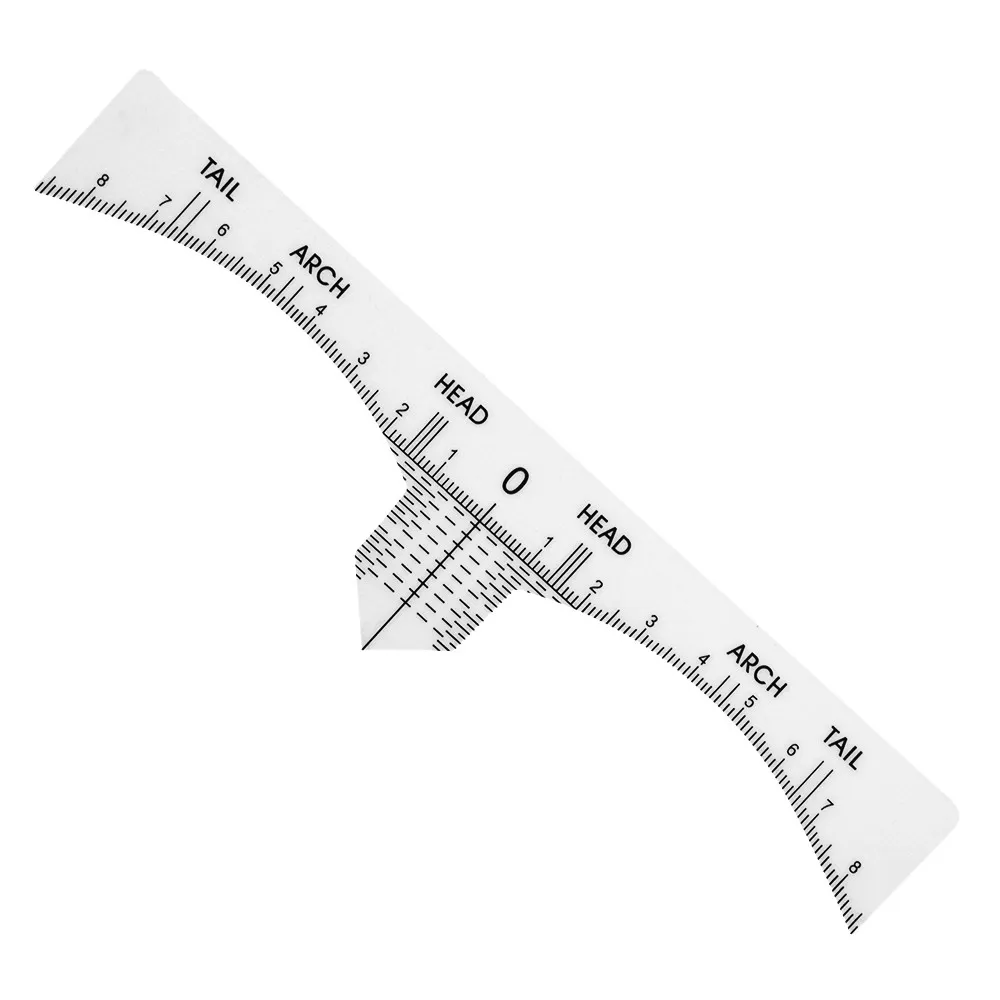 일회용 문신 눈썹 눈썹 스티커 통치자 포지셔닝 영구 메이크업 대칭 도구 손질 스텐실 셰이퍼 밸런스 통치자