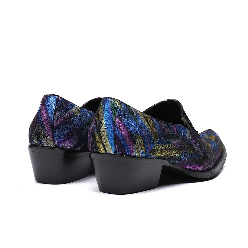 Peacock sales colored shoes