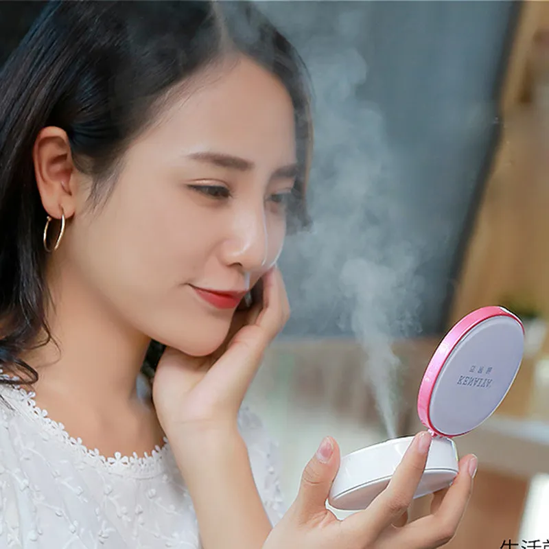 Vanity Mirror With Lights Nano Facial Steamer Cool Mist Sprayer Eyelash